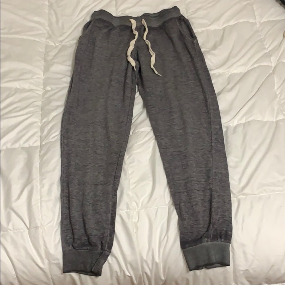 Grey sweatpants